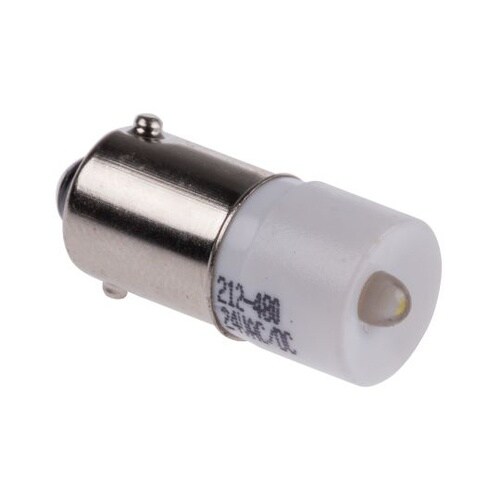 212−480 LED表示ランプ白