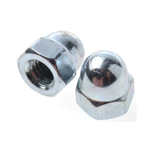袋ナット M6 鋼 光沢亜鉛めっき仕上げ