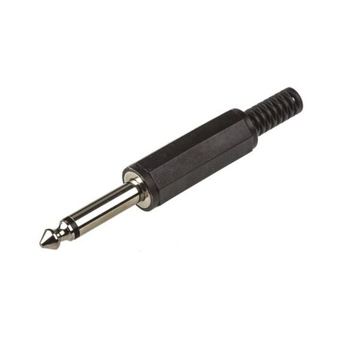 フォーンプラグ (オス) 6.35 mm