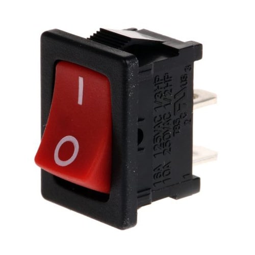 ロッカースイッチ 赤 1袋(5個入) 4