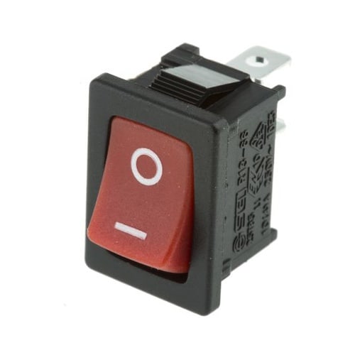 ロッカースイッチ 赤 1袋(5個入) 4