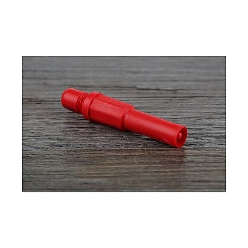 4mmプラグ (オス) 赤 錫めっき 1