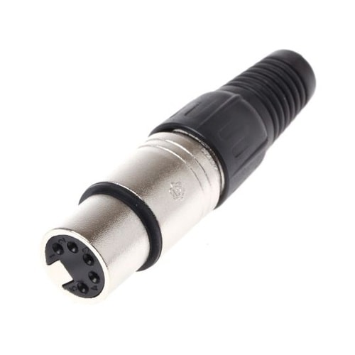 XLRコネクタ メス 5極 ストレート