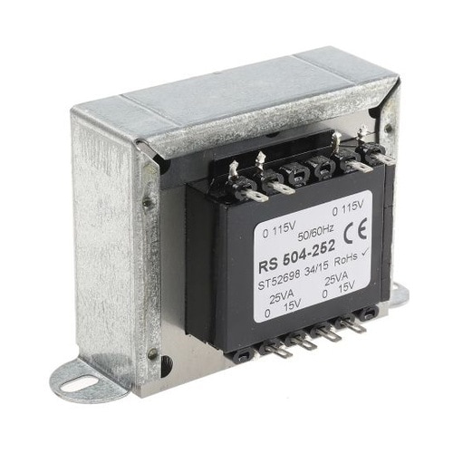 シャーシ取り付けトランス 1次 115V