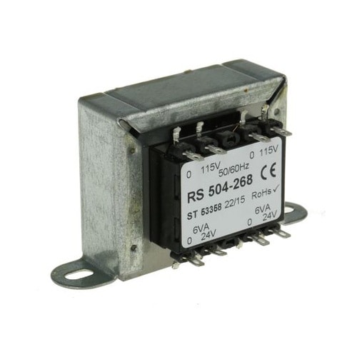 シャーシ取り付けトランス 1次 115V