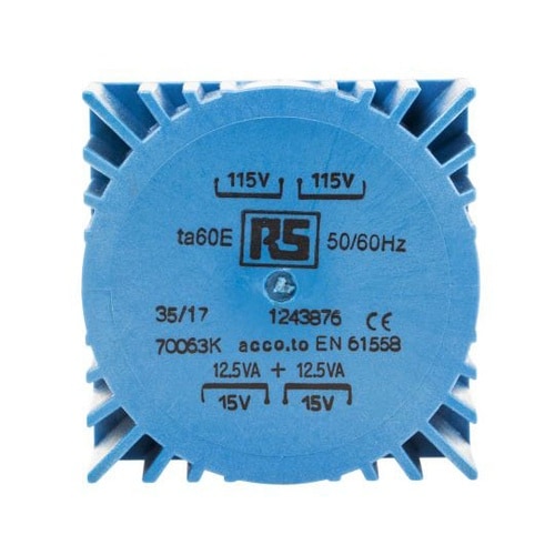 124−3876トロイダルトランス電力