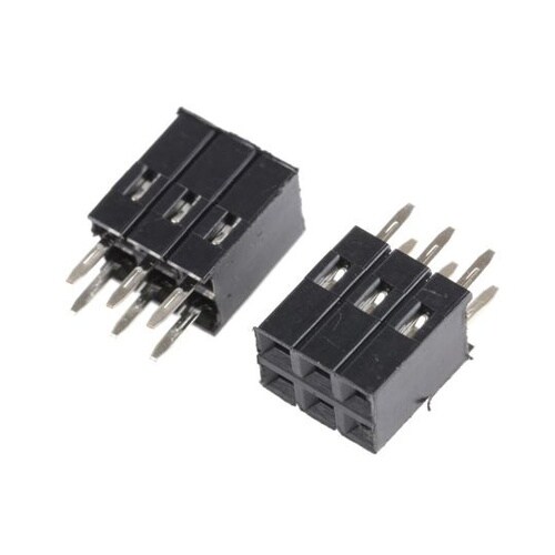 基板ソケット 2.54mm 6 極 2