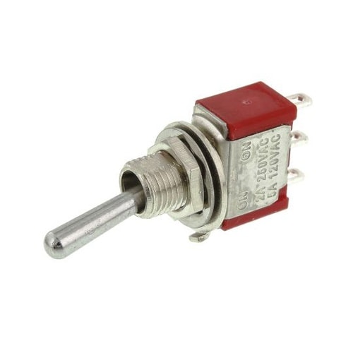 トグルスイッチ 単極双投(SPDT) ラ