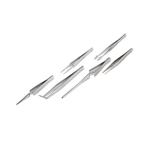 ピンセットキット 6本 ニッケルめっき鋼