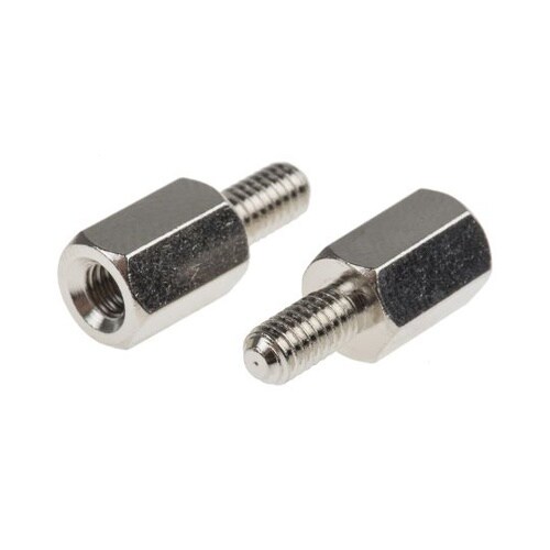 六角 スタンドオフ 黄銅 M4x10mm