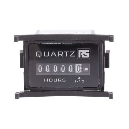 アワーカウンタ パネル取り付け 6桁 8