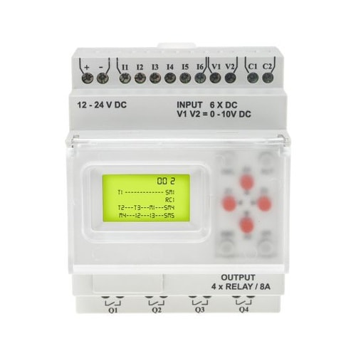 小型PLC ディスプレイ付き 917−6