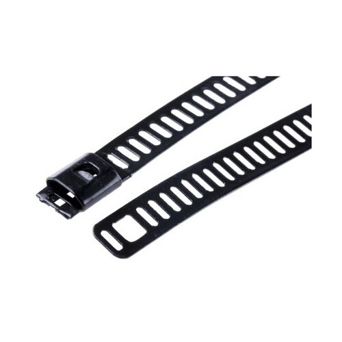 結束バンド 300mm x 7 mm 黒