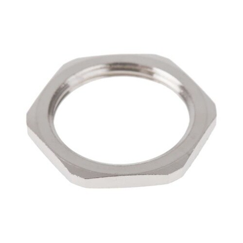 ケーブルグランドロックナット材質:真鍮ネ