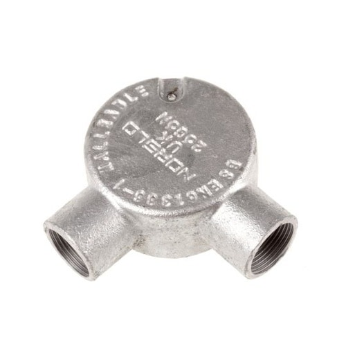 コンジット アングルボックス スチール