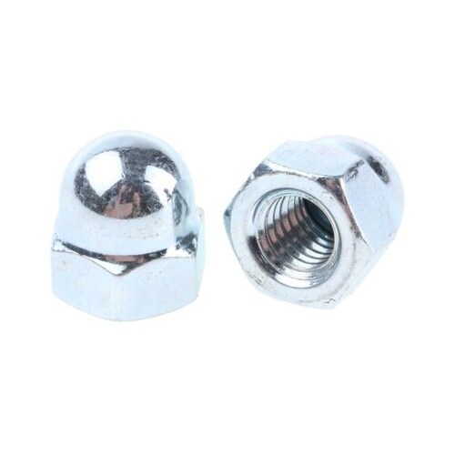 袋ナット M8 鋼 光沢亜鉛めっき仕上げ