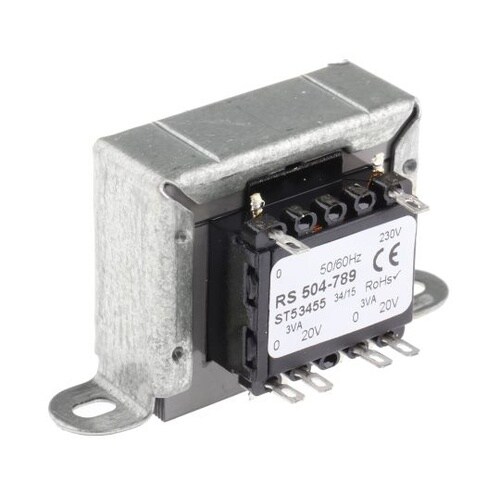 シャーシ取り付け電源トランス1次:230