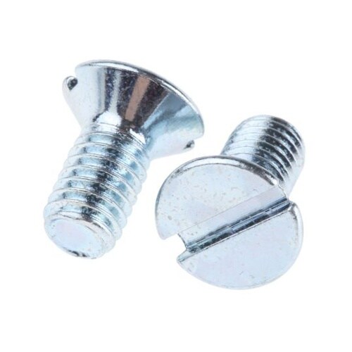 皿頭 小ねじ M6 12mm 鋼 1袋(