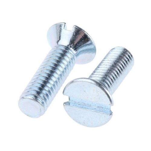 皿頭 小ねじ M6 20mm 鋼 1袋(