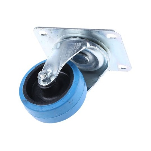 スイベルキャスター タイヤ材 ゴム 取付