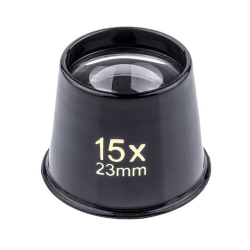 両面非球面レンズの拡大鏡 15倍 レンズ