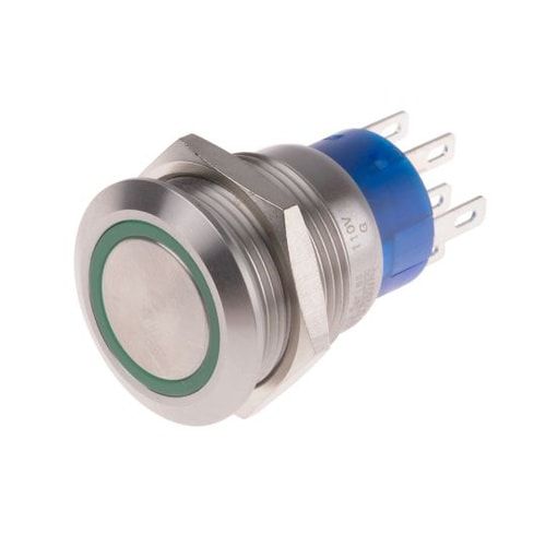 押しボタンスイッチ 5 A モーメンタリ