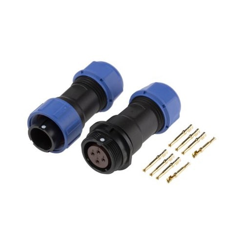 124−6690 丸形コネクタ