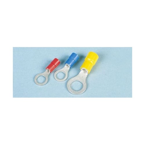 絶縁 丸形圧着端子 内径:7.4mm ス
