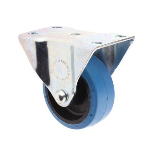 固定プレートキャスター タイヤ材 ゴム