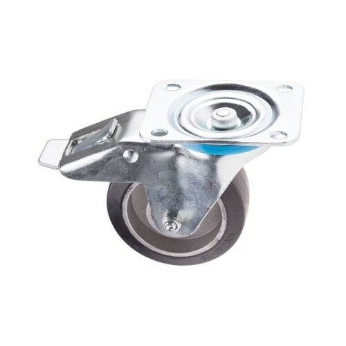 スイベルキャスター タイヤ材 ゴム 取付