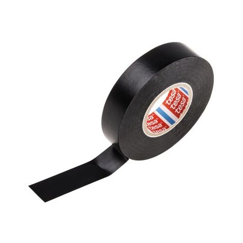 PVC絶縁テープ 黒,幅:19mm,長さ