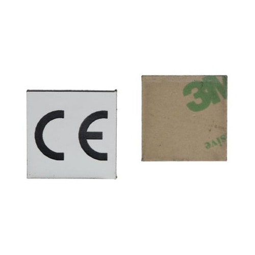 粘着剤付きラベル 50枚入り 黒 白 C