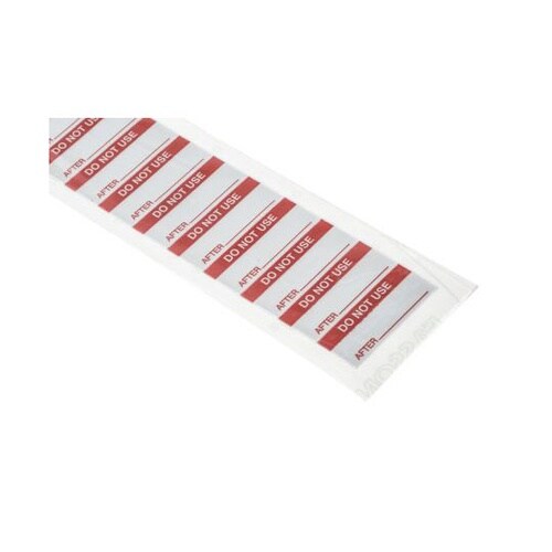 粘着剤付きラベル 140枚入り 赤 銀