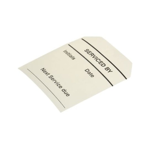 印刷済み括り付けラベル 50枚入り 黒