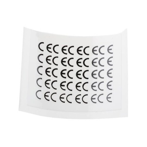 粘着剤付きラベル 500枚入り 黒 白