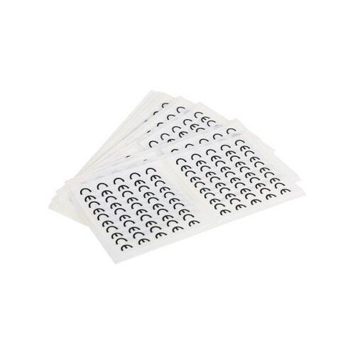 粘着剤付きラベル 500枚入り 黒 白