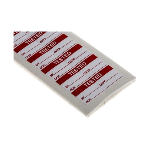 粘着剤付きラベル 140枚入り 赤 白