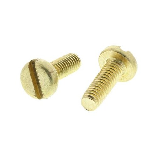 なべ形 小ねじ M4 12mm 真鍮 1