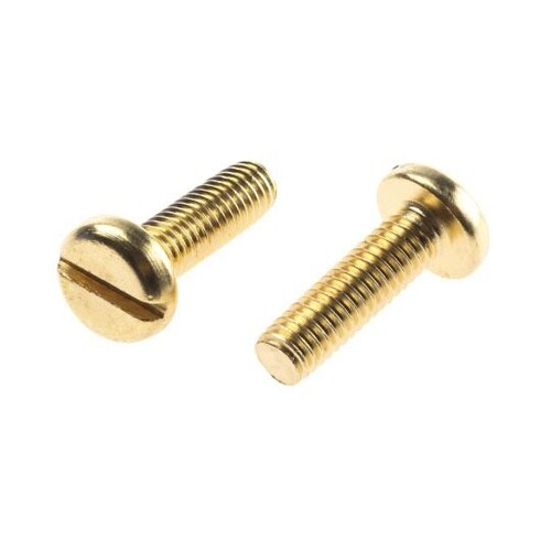 なべ形 小ねじ M6 20mm 真鍮 1