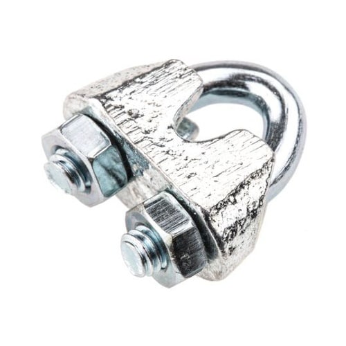 ワイヤロープクランプ スチール DIN