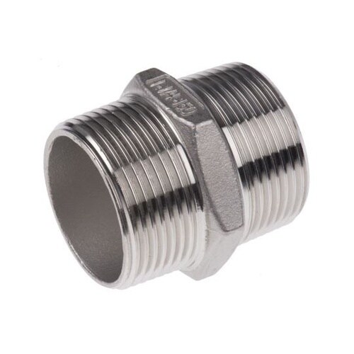 ステンレススチール製ねじ込み型継手 六角