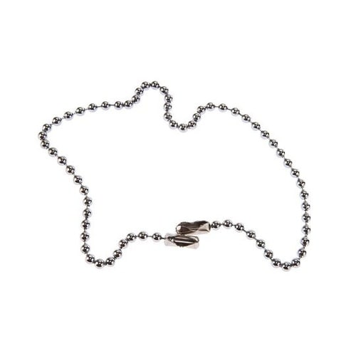 チェーン 真鍮 クロムめっき 300mm