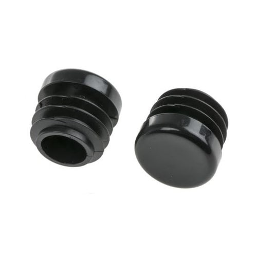 丸チューブプラグ PE 黒 1袋(100