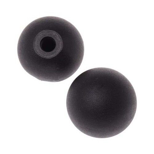 ノブ付ねじ ボール 直径:45mm 黒