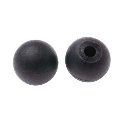 ノブ付ねじ ボール 直径:20mm 黒