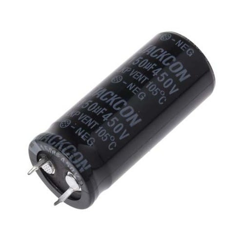 電解コンデンサ 150μF 450V d