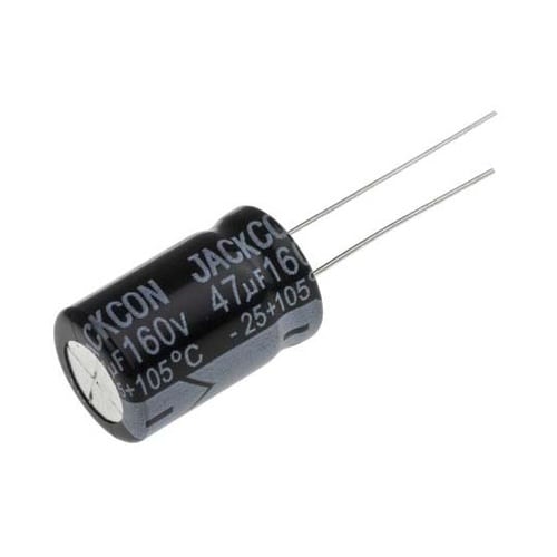電解コンデンサ 47μF 160V dc