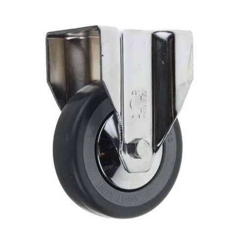 固定プレートキャスター タイヤ材 ゴム