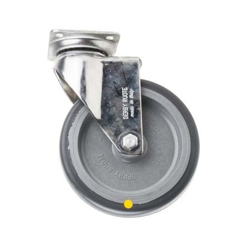 スイベルキャスター タイヤ材 ゴム 取付