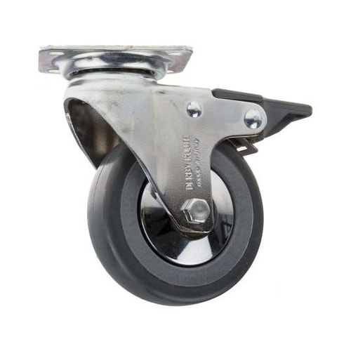 スイベルキャスター タイヤ材 ゴム 取付